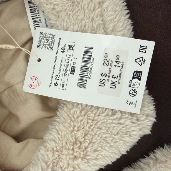 Zara kids fuzzy set - Picture 5 of 5